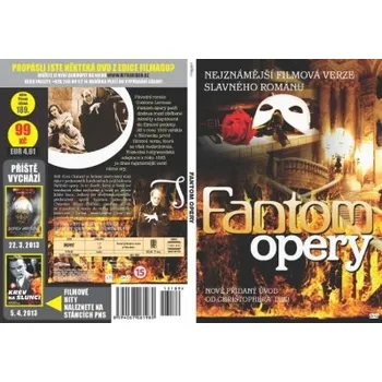 DVD film Fantom opery DVD (Nejznámější filmová verze)