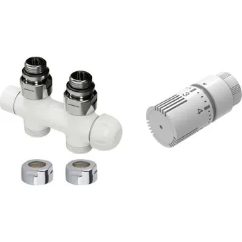 Isan 125 termostatická sada přímá středová bílá O39BFC-125