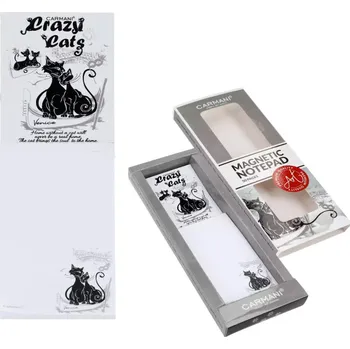 Blok Trhací blok na magnet CARMANI Kočky v kánoi (bloček s kočkou, kočka)