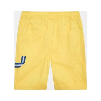 United Colors Of Benetton Šortky z materiálu 4AC7C901T Žlutá Regular Fit 122