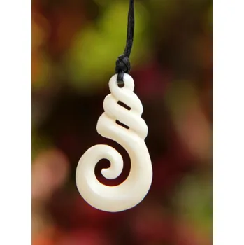 Přívěsek Kostěný přívěsek "Spiral waves"