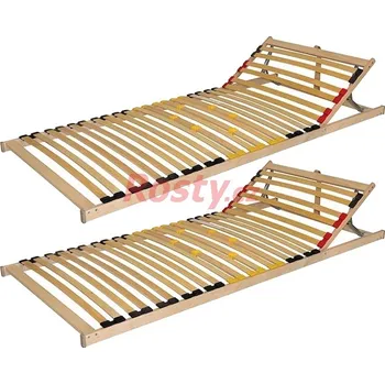 Postelový rošt Rosty.cz POLOHOVACÍ ROŠT PRAKTIK 26 H 1+1 90x200x6cm - 2 rošty, nosnost: 120kg
