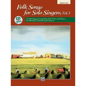 Folksongs For Solo Singers 1 pro stedn nzk hlas 610187