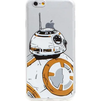 Pouzdro na mobilní telefon Kryt STAR WARS pro Apple iPhone 6 / 6S - BB-8 - gumový - průhledný