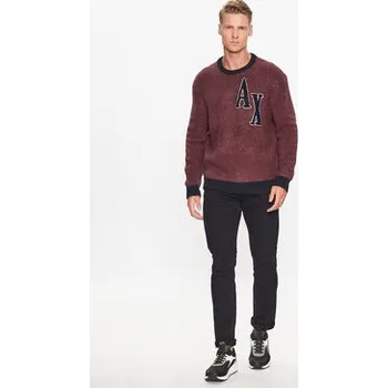 Pánský svetr Armani Exchange Svetr 6RZM2B ZM3GZ 14AU Bordó Regular Fit M