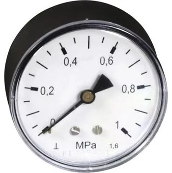 PREMATLAK, a.s. manometr 358 AZ/MI63S/173/1,6 0/40bar, G1/4B zadní přip.