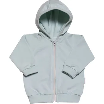 Mikina kojenecká s kapucí MKcool MK2303 mentolová (Mikina kojenecká ZIP )