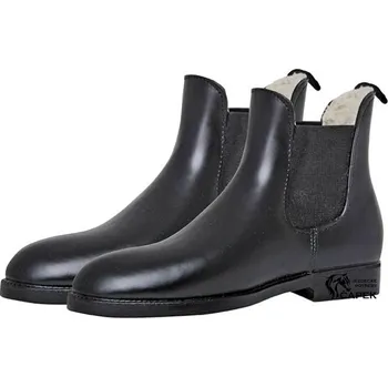 Jezdecká obuv Zimní pérka HKM -SOFT- - Černá - 36