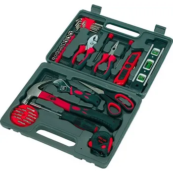 Sada nářadí 42 dílná sada nástrojů MASTERKIT, červená