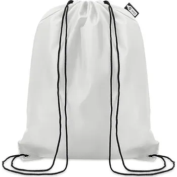 Městský batoh Batoh se šňůrkami 190T RPET - SHOOPPET, bílá