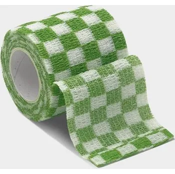 Samolepící elastická páska pro sport a první pomoc | bandáž - Vojenská zelená,10 cm x 4,8 m