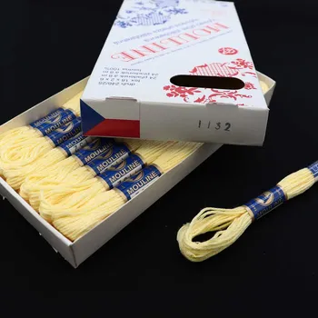 Příze Niťárna Vyšívací příze Mouline 1132 - vanilková