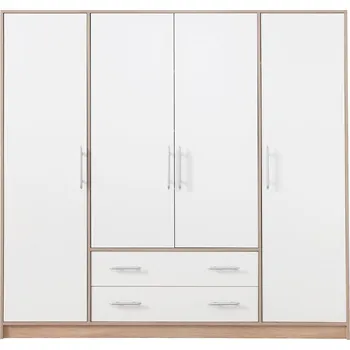 Šatní skříň SMART sb | šatní skříň SR1 | 200 cm | sonoma/bílá