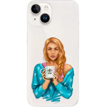 Pouzdro na mobilní telefon Odolné silikonové pouzdro iSaprio - Coffe Now - Redhead - iPhone 15 Plus