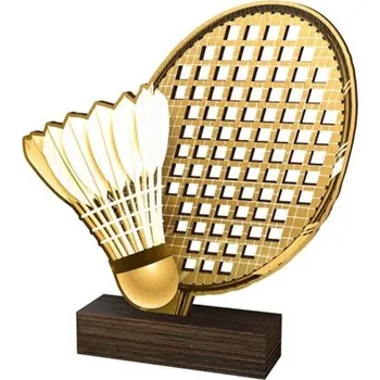 Poháry Bauer Dřevěná plaketa WF051 | Badminton