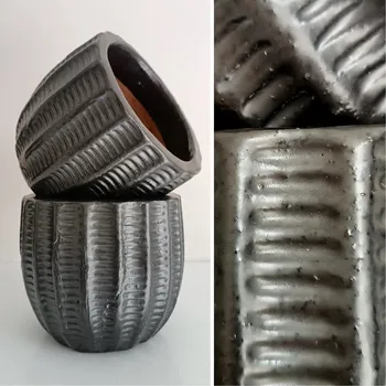 Květináč květináč Deroma Hygge Kovová 19cm 5678292