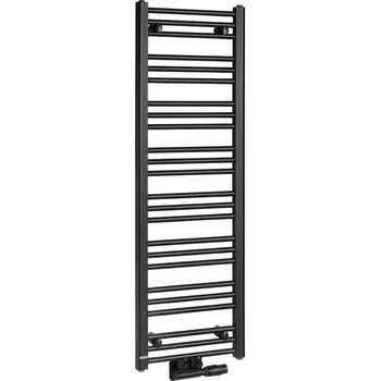 Radiátor Bruckner ALBRECHT otopné těleso 400x1250 mm, středové připojení, černá mat