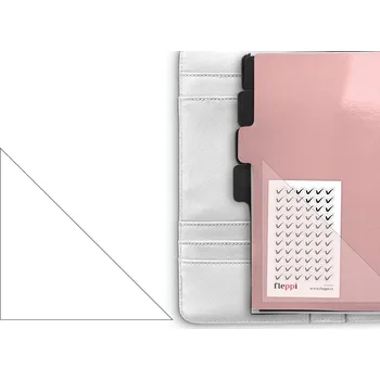 Kancelářské potřeby Fleppi Samolepicí rohové kapsy do diáře | 4ks, A5