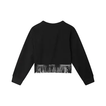 Dámské oblečení DKNY Mikina D35S93 S Černá Regular Fit 12Y