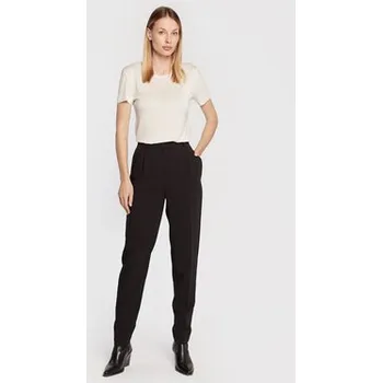 Pánské kalhoty Bruuns Bazaar Kalhoty z materiálu Cindysus BBW2595 Černá Slim Fit 32