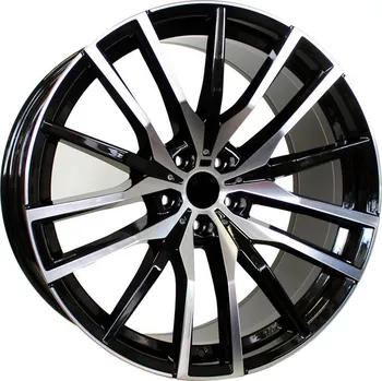 Disk Alu kola Racing Line H0324, 22x9.5 5x112 ET37, černá + leštění (zátěžová) vhodné pro BMW iX, BMW X5 G05 (od 2018), BMW X6 G06 (od 2019)