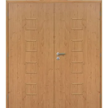 Interiérové dveře DOORNITE dveře interiérové 145 cm folie QUADRA dvoukřídlé laminované