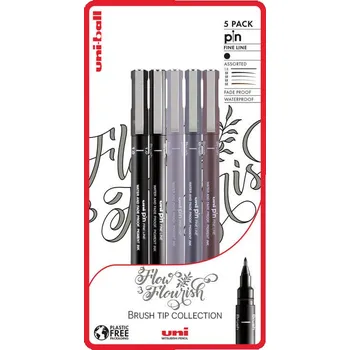 UNI PIN sada 5ks FLOW and FLOURISH brush