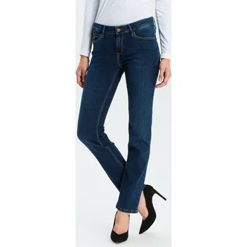 Dámské džíny Cross Jeans dámské regular džíny Rose s vysokým pasem N487-050 modré Velikost: 30/34