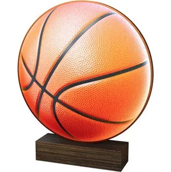 Volný čas Poháry Bauer Dřevěná plaketa WF258 | Basketball