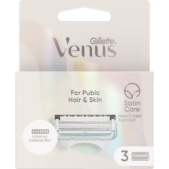 Gillette Venus Satin Care Náhradní hlavice pro úpravu linie bikin 3 ks