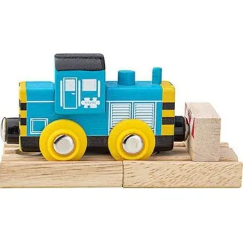 Vláček a vláčkodráha Bigjigs Rail Dřevěný vláček Shunter