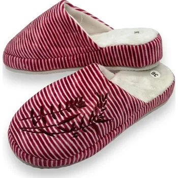 Dámské pantofle Adcz Dámské vínové domácí pantofle Barva: Vínová, Velikost: 36
