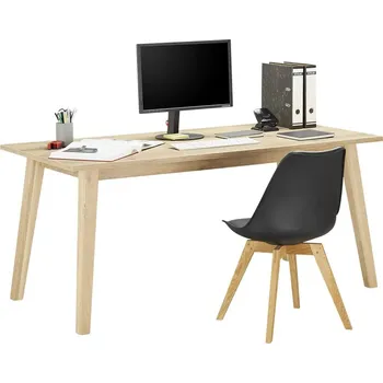 Psací stůl Pc počítačový stůl Berlin - Divoký dub masiv BERLIN-KANC24d