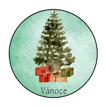 magnetka pro dítě Slon Pamatovák Vánoce