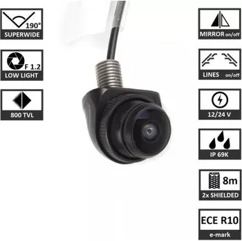 Couvací kamera Parkovací kamera do auta univerzální zadní, přední, BC UNI-WIDE