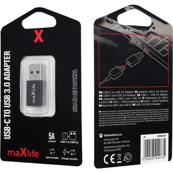 USB hub OEM0002301 Maxlife USB-C to USB 3.0 adaptér