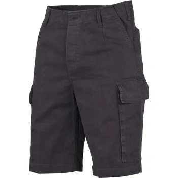 Pánské kraťasy Kraťasy MFH Moleskin Bermuda Washed - černé, L