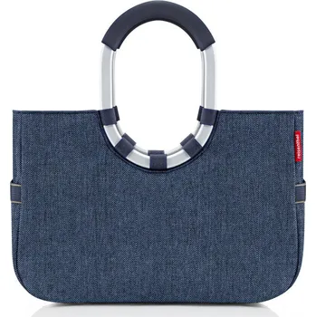 Nákupní taška Nákupní taška Reisenthel Loopshopper M Herringbone dark blue