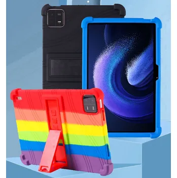 Pouzdro na tablet Silikonový Kryt Xiaomi Redmi Pad 6 / 6 Pro - Barevné Modrá: Tmavě Modrá