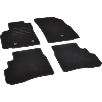 autokoberec Autokoberce textilní přesné černé / černé obšití - Opel Karl (2015-2019) 5-sedadel