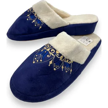Dámské pantofle Gie Dámské modré domácí pantofle 02 Barva: Modrá, Velikost: 37