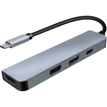 USB hub Solight 4v1 USB-C hub - SSH1201