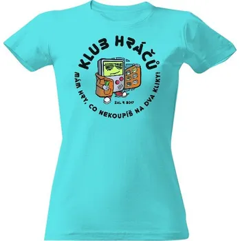 Dámské tričko Tričko s potiskem Klub hráčů - Mám hry, co nekoupíš na dva kliky! dámské
