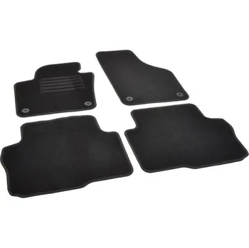 autokoberec Autokoberce textilní přesné černé / černé obšití - Seat Alhambra II (Typ 7N) (2010-2022) 5-sedadel