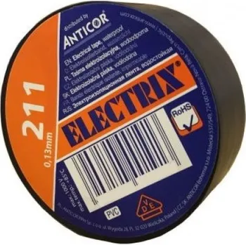 Elektroinstalační materiál Izolační páska Anticor Electric 38mm x 10m černá