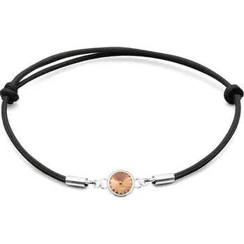 Náramek NUBIS® Stříbrný náramek s Crystals from Swarovski® Light Peach - SX129-LP