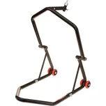 Stojan na motocykl přední (do brýlí) / zadní, Q-TECH (černý)