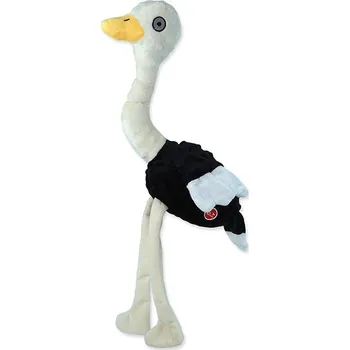 Hračka pro psa Hračka DOG FANTASY plyš - Recycled Toy pštros pískací se šustícími křídly 49cm