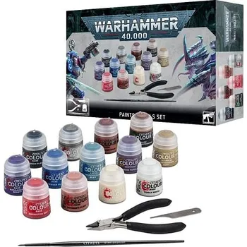 Příslušenství k deskovým hrám Games Workshop Warhammer 40000: Paints + Tools Set (2023)