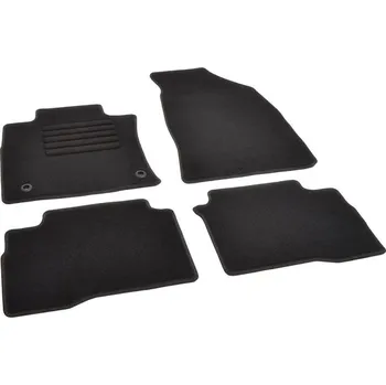 autokoberec Autokoberce textilní přesné černé / černé obšití - Ssangyong Tivoli (2015-2023) 5-sedadel